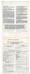 Two Contracts From 1958 and 1959 Signed by Moe Howard, for Appearances by The Three Stooges on The Steve Allen Show -- Signed The 3 Stooges Co. by Moe Howard -- Each Measures 8.5 x 11, Very Good